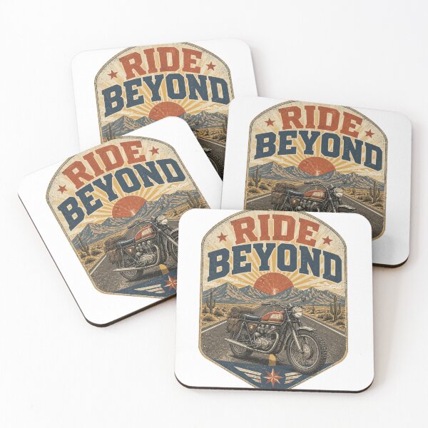 Item preview, Ride Beyond Vintage Motorcycle Adventure Retro Desert Rider  designed and sold by mrworld000.
