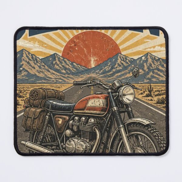 Item preview, Ride Beyond Vintage Motorcycle Adventure Retro Desert Rider designed and sold by mrworld000.