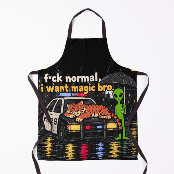 Item preview, F*ck Normal Tiger Alien Magic designed and sold by MonkiFlipp.