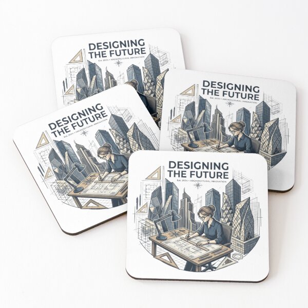 Item preview, Architect Designing the Future Geometric Design designed and sold by PixelStyle Studio.