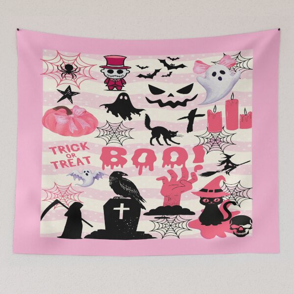 Artikelvorschau, SCHWARZ UND ROSA HALLOWEEN entworfen und verkauft von MP-GRAPHIXS.