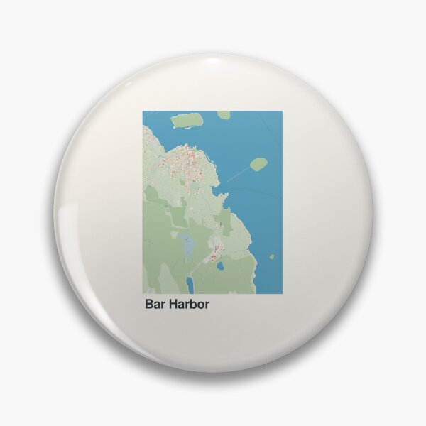 Item preview, Bar Harbor Minimalistic Map Art designed and sold by MapsNerd.