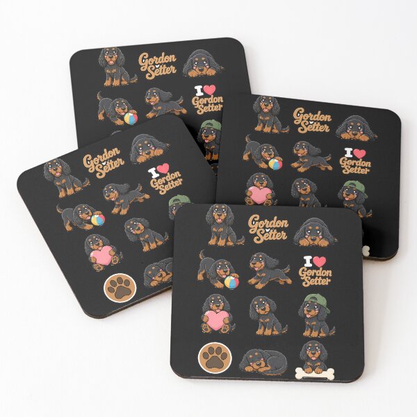 Item preview, Cute Gordon Setter stickers and apparel design designed and sold by rafaeltto.