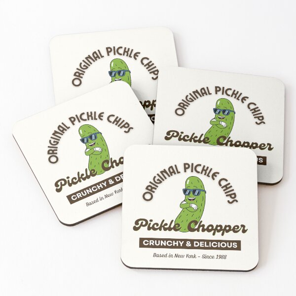 Item preview, Original Pickle Chopper Pickle Chips Logo – Funny Fictional Snack Company Design designed and sold by cheekylorns.