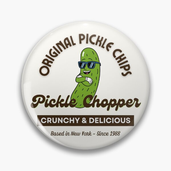 Item preview, Original Pickle Chopper Pickle Chips Logo – Funny Fictional Snack Company Design designed and sold by cheekylorns.