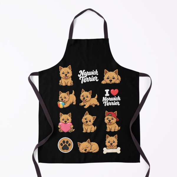 Item preview, Cute Norwich Terrier stickers and apparel design designed and sold by rafaeltto.