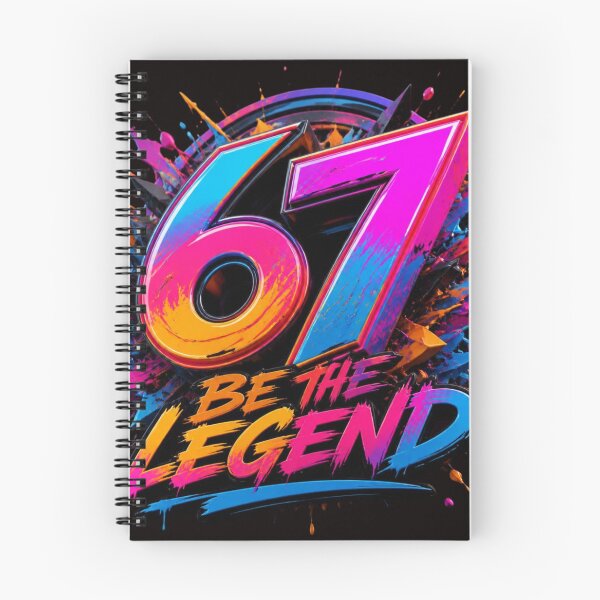 Item preview, Be The Legend Number 67 Graffiti Colorful Paint Splatter designed and sold by AgnesB77.
