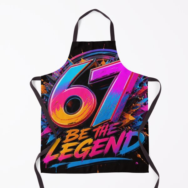 Item preview, Be The Legend Number 67 Graffiti Colorful Paint Splatter designed and sold by AgnesB77.
