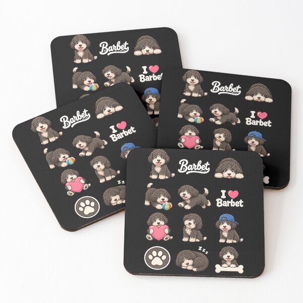 Item preview, Cute Barbet stickers and apparel design designed and sold by rafaeltto.