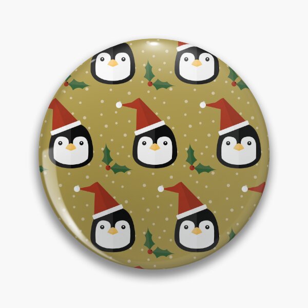 Item preview, Christmas penguins on green designed and sold by reneesillus.