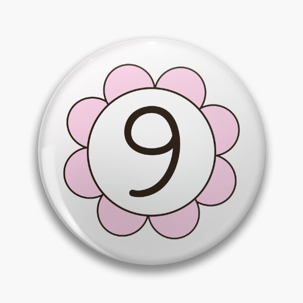 Item preview, Cute Pastel Pink Flower Number 9 designed and sold by Porpor Artwork.