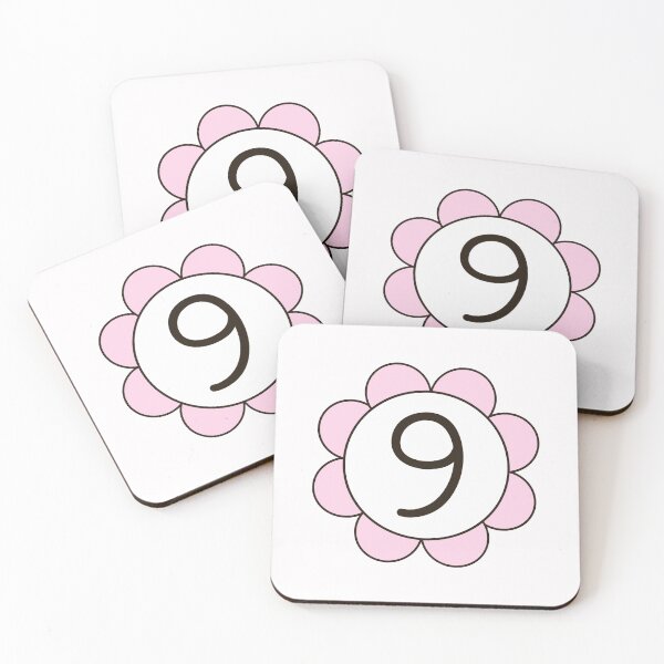 Item preview, Cute Pastel Pink Flower Number 9 designed and sold by Porpor Artwork.