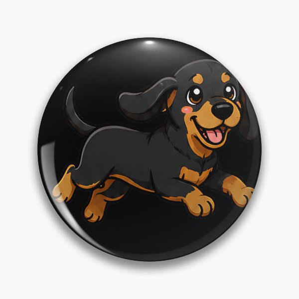 Item preview, Cute Black Tan Coonhound stickers and apparel design designed and sold by rafaeltto.