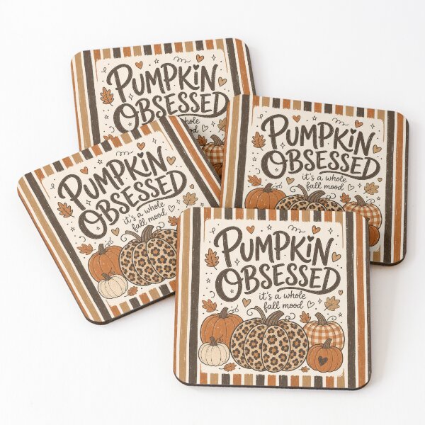 Item preview, Pumpkin Obsessed Fall Mood Aesthetic Design designed and sold by PrintandJoy.