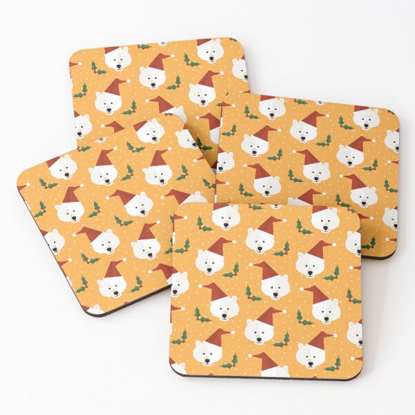 Item preview, Polar bears on orange designed and sold by reneesillus.