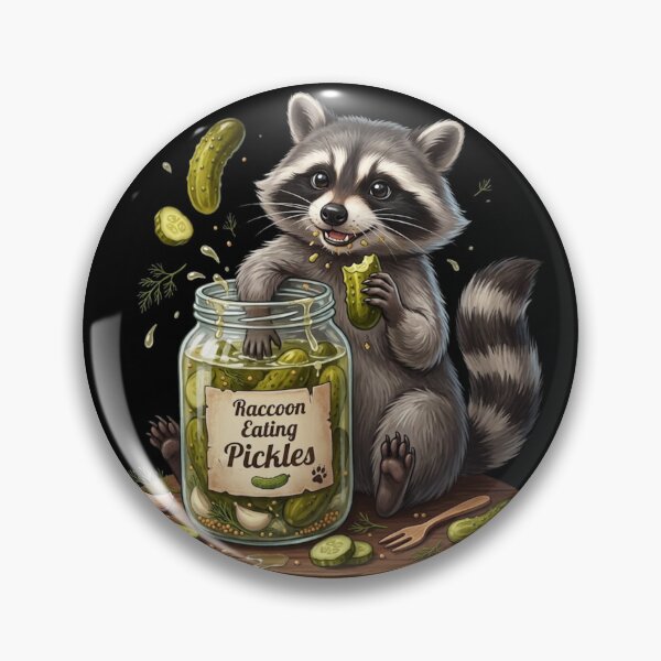 Item preview, Raccoon Eating Pickles designed and sold by Zbixu.
