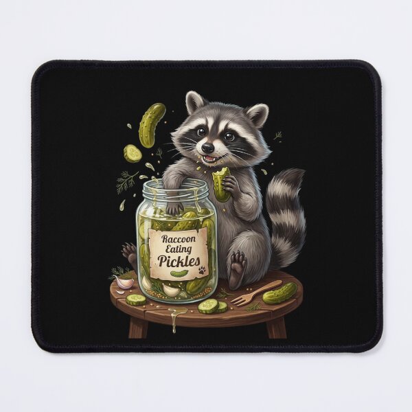 Item preview, Raccoon Eating Pickles designed and sold by Zbixu.