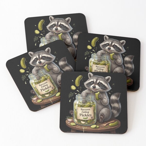 Item preview, Raccoon Eating Pickles designed and sold by Zbixu.