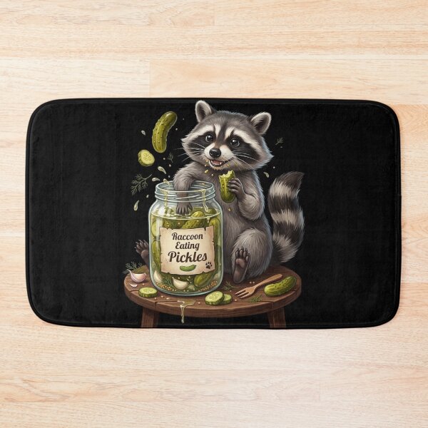 Item preview, Raccoon Eating Pickles designed and sold by Zbixu.