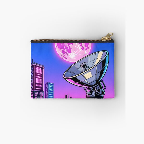 Item preview, Synthwave Satellite Dish Under Pink Moon designed and sold by Herodestroyer.