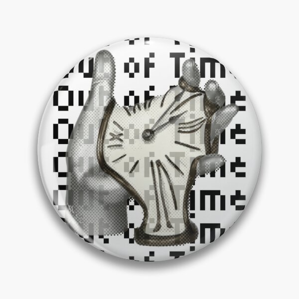 Item preview, Out of Time Surreal Melting Clock Hand Art designed and sold by DOVE Creative Studios.