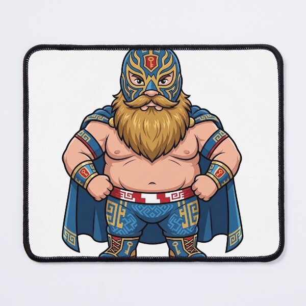 Item preview, Bravo Americano Luchador Gnome designed and sold by Bad-Decisions-Designs.