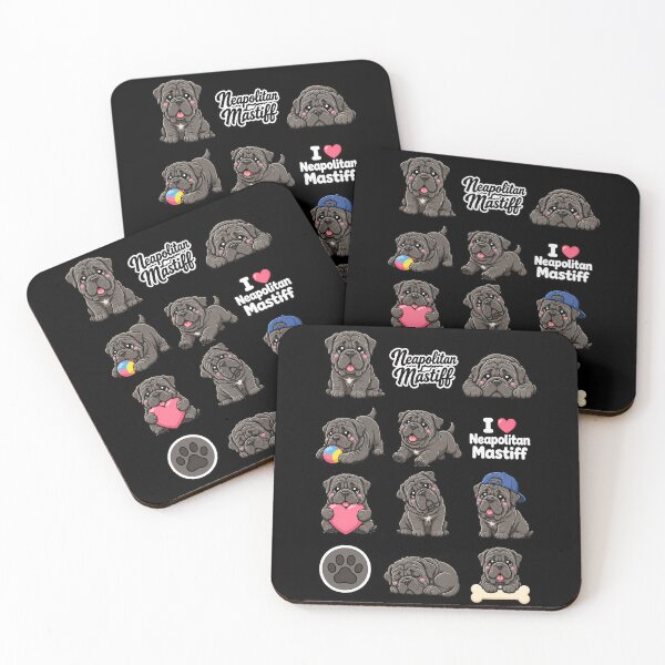 Item preview, Cute Neapolitan Mastiff stickers and apparel design designed and sold by rafaeltto.