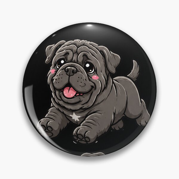 Item preview, Cute Neapolitan Mastiff stickers and apparel design designed and sold by rafaeltto.