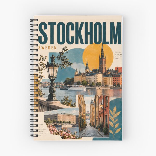Item preview, Wall Art - Postcard - Stockholm Travel Poster designed and sold by ForeverPrintsOK.