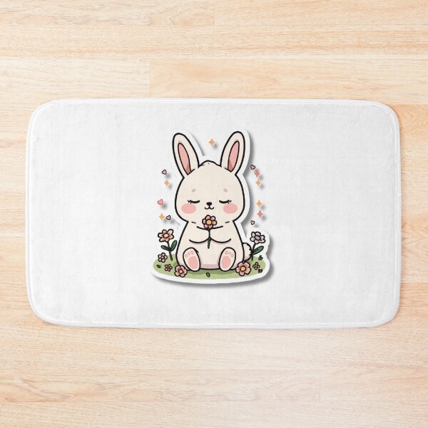 Item preview, Take Care of You – Cute Bunny Self Care Positive Sticker designed and sold by Busybeesfinds.