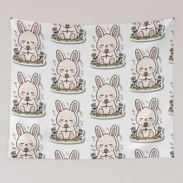 Item preview, Take Care of You – Cute Bunny Self Care Positive Sticker designed and sold by Busybeesfinds.