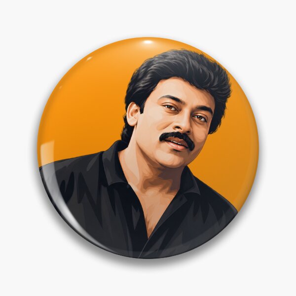 Item preview, Chiranjeevi Fan Art | Megastar Chiranjeevi Vector Portrait | Telugu Cinema Legend Design designed and sold by lexxclothing.