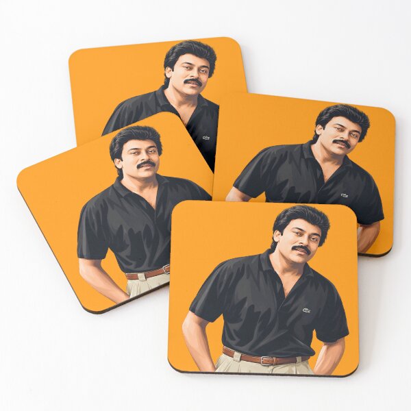 Item preview, Chiranjeevi Fan Art | Megastar Chiranjeevi Vector Portrait | Telugu Cinema Legend Design designed and sold by lexxclothing.