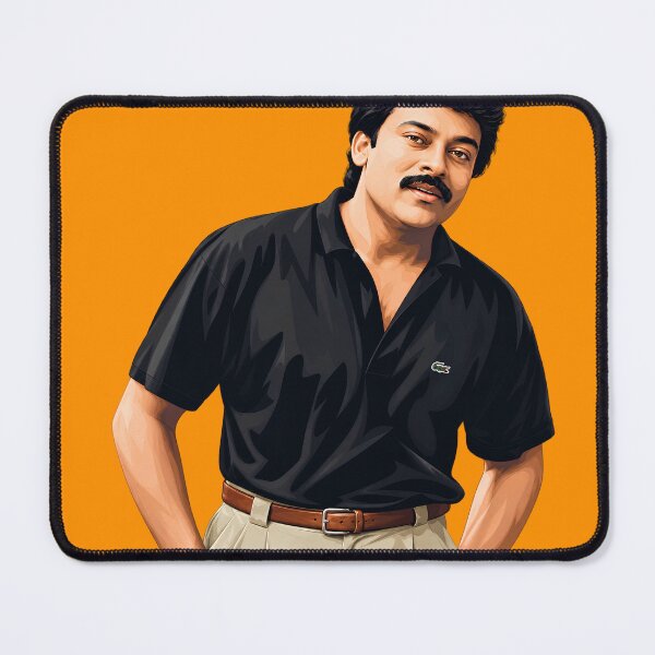 Item preview, Chiranjeevi Fan Art | Megastar Chiranjeevi Vector Portrait | Telugu Cinema Legend Design designed and sold by lexxclothing.