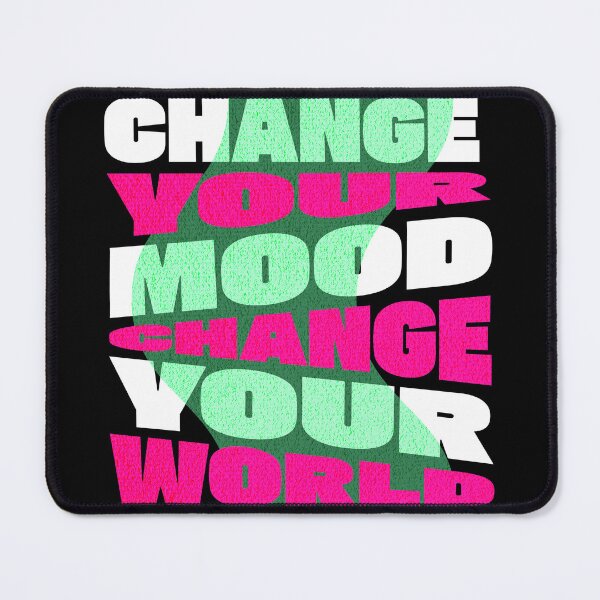 Item preview, Change Your Mood Aesthetic T-Shirt, Pink Positivity Streetwear designed and sold by baretyas.