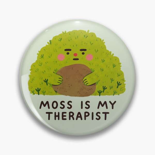 Item preview, Cute Moss Is My Therapist Nature Art designed and sold by SayMaria.