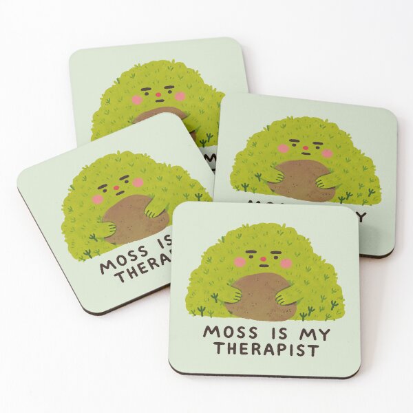 Item preview, Cute Moss Is My Therapist Nature Art designed and sold by SayMaria.