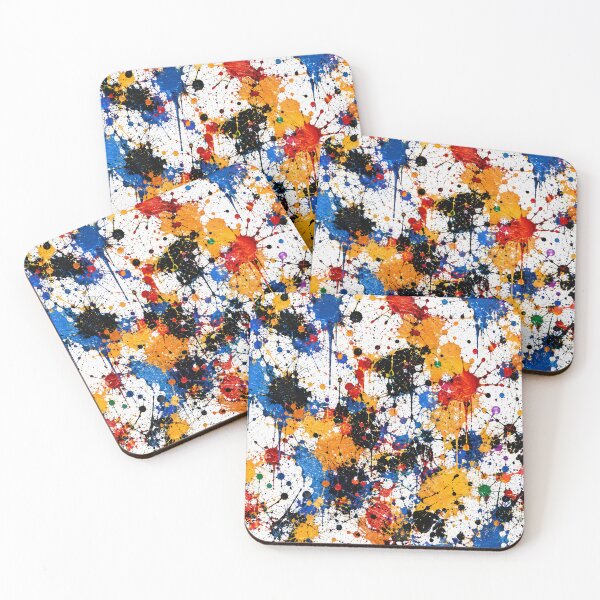 Item preview, Prismatic Splash Action Abstract Art designed and sold by THE SPLATTERED HAUS BY SAGE BANKS.