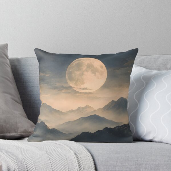 Item preview, Moonlit Mountain Landscape – Mystical Night Nature designed and sold by Sed94.