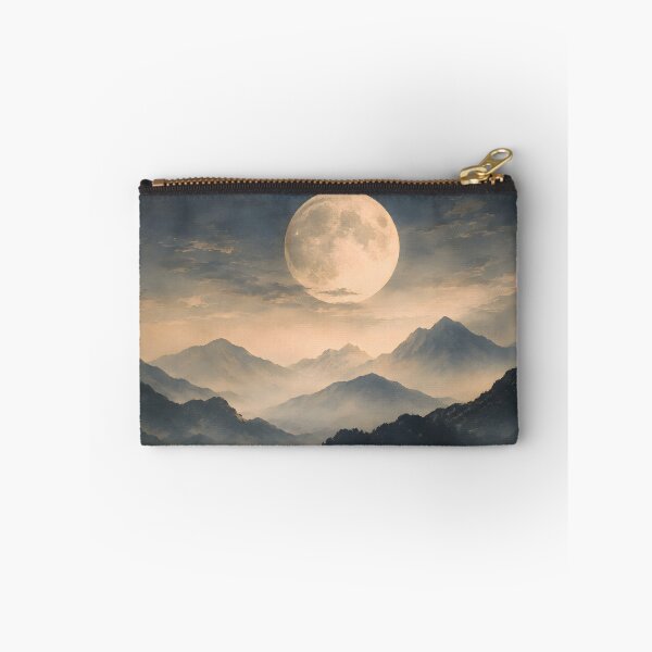Item preview, Moonlit Mountain Landscape – Mystical Night Nature designed and sold by Sed94.