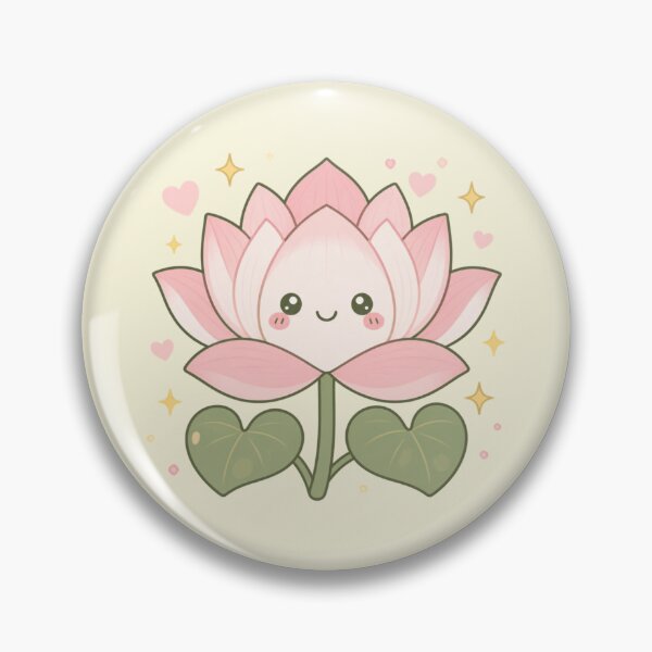Item preview, Happiness Blooms – Cute Thai Lotus Illustration designed and sold by CosmicQuietStudio.