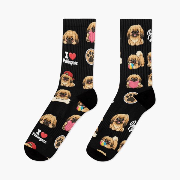 Item preview, Cute Pekingese stickers and apparel design designed and sold by rafaeltto.