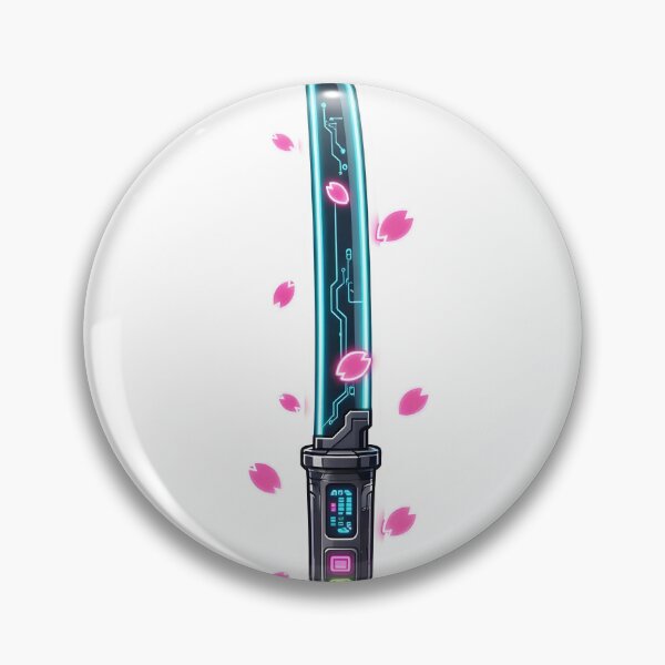 Item preview, Cyberpunk Glowing Blade Pink Sakura Katana designed and sold by Herodestroyer.