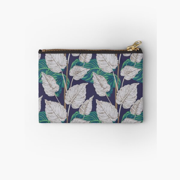 Item preview, Elegant embroidery of tropical leaves showcases artistry  designed and sold by MiraCleAI.
