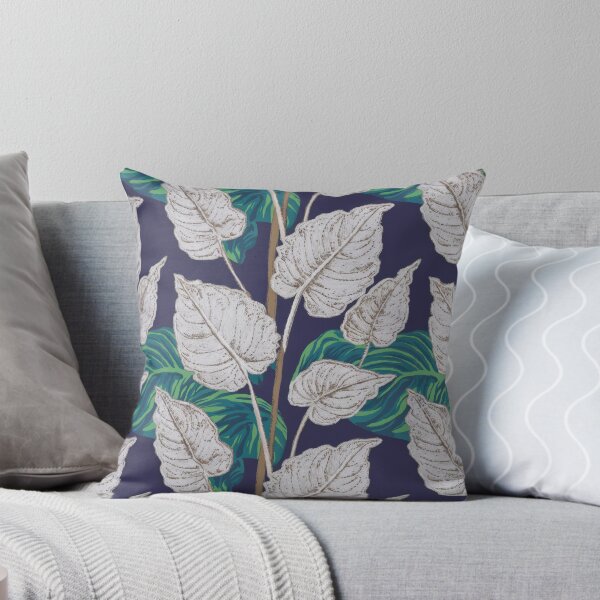 Item preview, Elegant embroidery of tropical leaves showcases artistry  designed and sold by MiraCleAI.