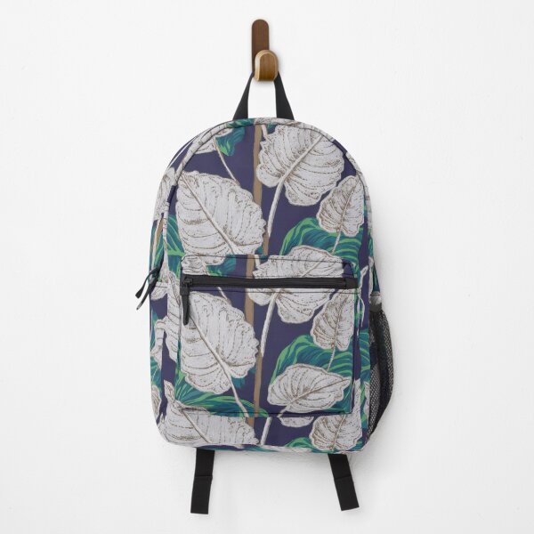 Item preview, Elegant embroidery of tropical leaves showcases artistry designed and sold by MiraCleAI.