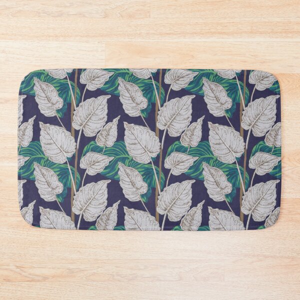 Item preview, Elegant embroidery of tropical leaves showcases artistry  designed and sold by MiraCleAI.
