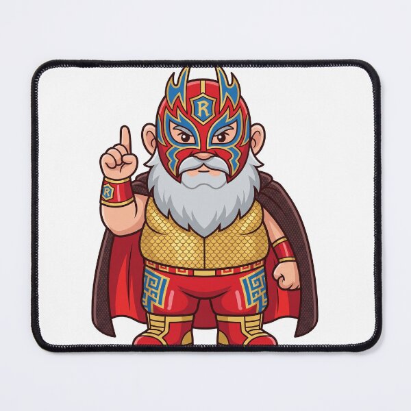 Item preview, Rayo Americano Luchador Gnome designed and sold by Bad-Decisions-Designs.