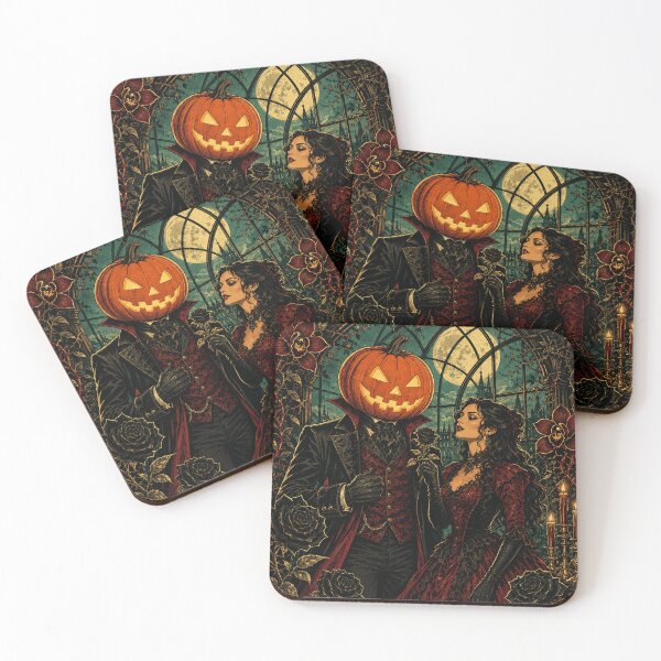 Item preview, Headless Horseman Moonlit Greenhouse - Gothic Romance Art  designed and sold by TheHorsemanRidesAgain.
