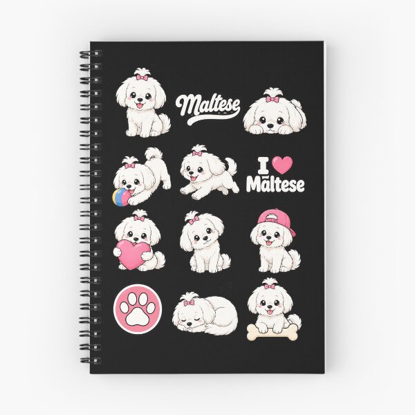 Item preview, Cute Maltese stickers and apparel design designed and sold by rafaeltto.